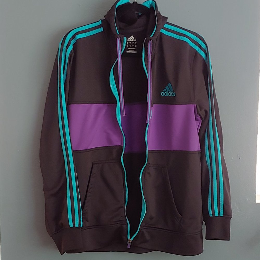 Adidas ClimaLite Full-Zip Warm-Up Hoodie